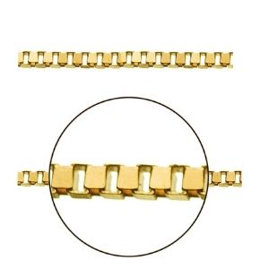 cadena veneciana de oro amarillo