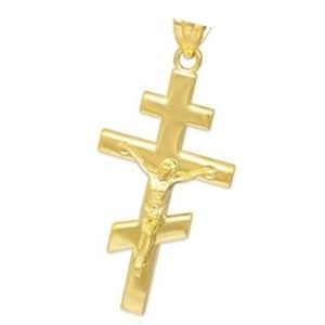 cruz ortodoxa de oro