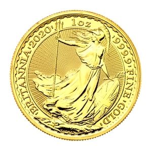 moneda de oro britania