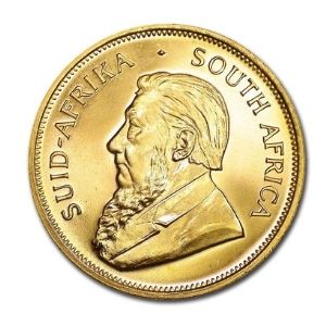 moneda de oro krugerrand sud africano de 1 oz de oro fino de 1967 sin circular