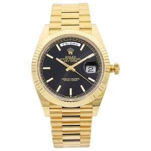 reloj automatico rolex 228238bkdmsp, para hombres, de oro amarillo de 18 k