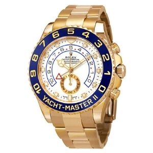 reloj automatico rolex yacht-master II, para hombre, de oro amarillo de 18 k