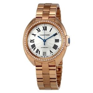 reloj cartier Cle Flinque WJCL0006, de oro rosa de 18 k, para mujer