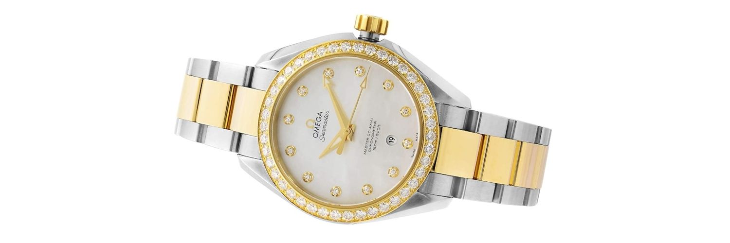 reloj omega seamaster de oro amarillo para mujer