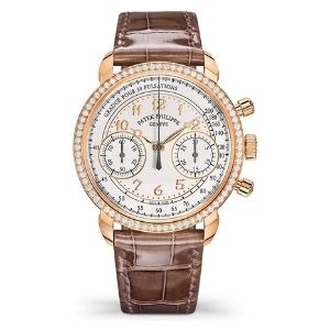 reloj patek philippe complications 7150-250R-001, de oro rosa de 18 k con diamantes y correa de piel, para hombre y mujer, unisex
