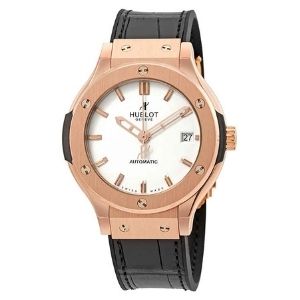 reloj Hublot classic fusion automatic 38mm 565OX2610LR, de oro rosa dde 18 k con correa de piel, para hombre y mujer, unisex