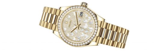 relojes rolex datejust 278288RBR de oro amarillo de 18 k con diamantes, para mujer