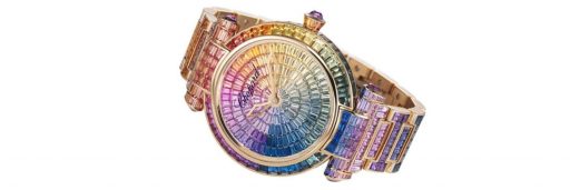 relojes de oro con diamantes para mujer, imperiale joaillerie de chopard, arco iris