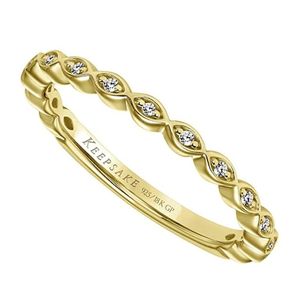 anillo apilable estilo marquesa para mujer, de plata de ley 925 chapada en oro amarillo de 18k con diamantes