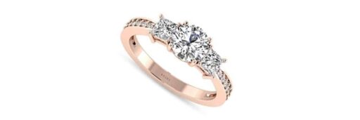 anillos de oro con diamantes para mujer