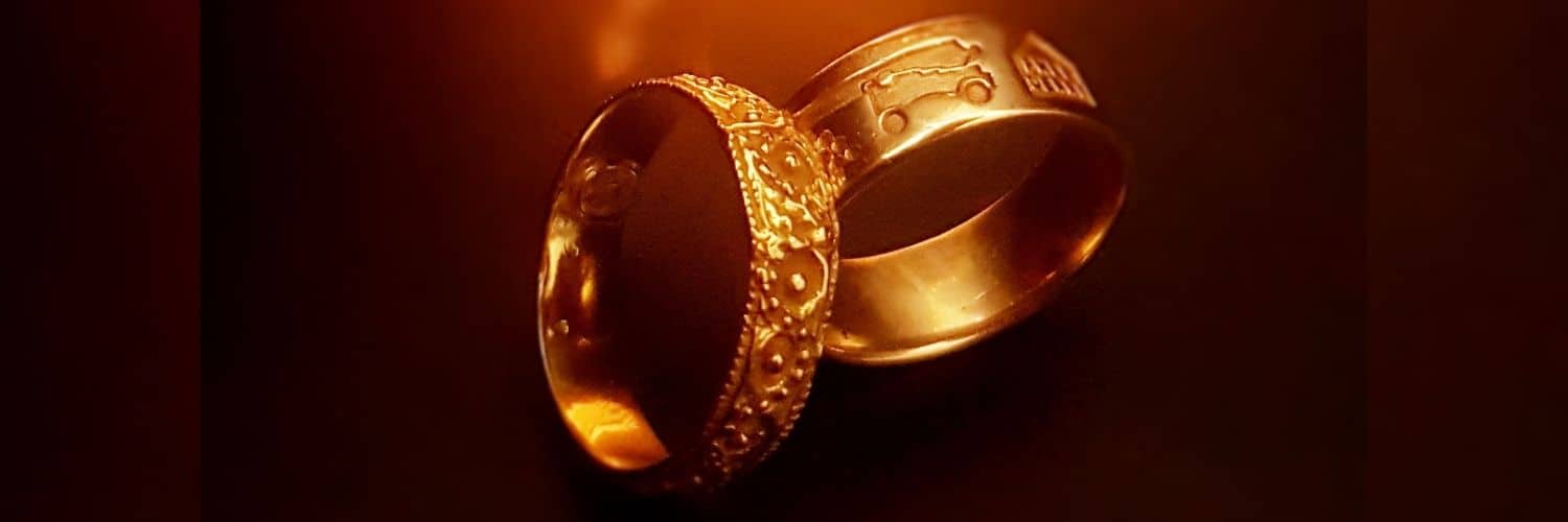 anillos de oro de 18k